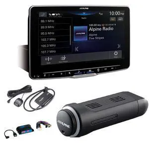 Alpine ILX-F511 Halo11 11" Multimedia Receiver w/ KTX-NS01 Nav Module, Satellite Tuner, & Steering Wheel Interface Alpine ILX-F511 Halo11 11" Multimedia Receiver w/ KTX-NS01 Nav Module, Satellite Tuner, & Steering Wheel Interface