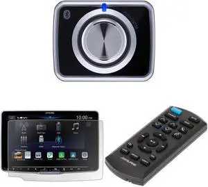 Alpine RUX-H02 Bass Knob, KAE-HF9DA Anti-Reflective Screen Protector & RUE-4360 Remote Bundle Alpine RUX-H02 Bass Knob, KAE-HF9DA Anti-Reflective Screen Protector & RUE-4360 Remote Bundle