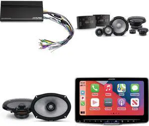 Alpine ILX-F509 Halo9 9" Multimedia Touchscreen Receiver w/ R2-S653 6.5" 3-Way Comp Set & R2-S69 Coaxial Bundle w/ Power Pack Alpine ILX-F509 Halo9 9" Multimedia Touchscreen Receiver w/ R2-S653 6.5" 3-Way Comp Set & R2-S69 Coaxial Bundle w/ Power Pack