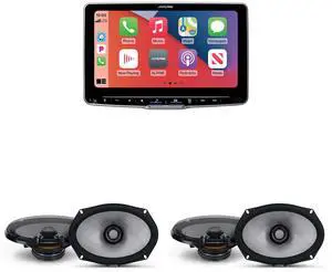 Alpine ILX-F509 Halo9 9" Multimedia Touchscreen Receiver w/ (2) R2-S69 6x9" Coax Bundle Alpine ILX-F509 Halo9 9" Multimedia Touchscreen Receiver w/ (2) R2-S69 6x9" Coax Bundle