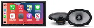 Alpine iLX-407 7-Inch Multimedia Receiver Apple Carplay and Android Auto w/ R2-S69 6x9" Coax Bundle Alpine iLX-407 7-Inch Multimedia Receiver Apple Carplay and Android Auto w/ R2-S69 6x9" Coax Bundle