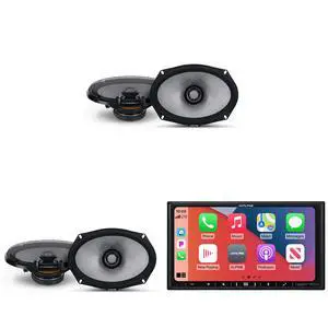 Alpine iLX-407 7-Inch Multimedia Receiver Apple Carplay and Android Auto w/ (2) R2-S69 6x9" Coax Bundle Alpine iLX-407 7-Inch Multimedia Receiver Apple Carplay and Android Auto w/ (2) R2-S69 6x9" Coax Bundle