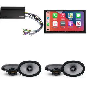 Alpine iLX-407 7-Inch Multimedia Receiver Apple Carplay and Android Auto w/ (2) R2-S69 6x9" Coax Bundle w/ Power Pack Alpine iLX-407 7-Inch Multimedia Receiver Apple Carplay and Android Auto w/ (2) R2-S69 6x9" Coax Bundle w/ Power Pack