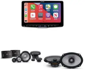 Alpine ILX-F509 Halo9 9" Multimedia Touchscreen Receiver w/ R2-S653 6.5" 3-Way Comp Set & R2-S69 Coaxial Bundle Alpine ILX-F509 Halo9 9" Multimedia Touchscreen Receiver w/ R2-S653 6.5" 3-Way Comp Set & R2-S69 Coaxial Bundle