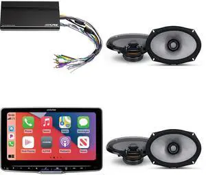 Alpine ILX-F509 Halo9 9" Multimedia Touchscreen Receiver w/ (2) R2-S69 6x9" Coax Bundle w/ Power Pack Alpine ILX-F509 Halo9 9" Multimedia Touchscreen Receiver w/ (2) R2-S69 6x9" Coax Bundle w/ Power Pack