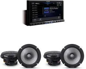 Alpine ILX-507 7-Inch Multimedia Receiver w/ (2) R2-S65 6.5" Coaxial Bundle Alpine ILX-507 7-Inch Multimedia Receiver w/ (2) R2-S65 6.5" Coaxial Bundle