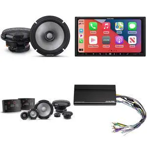 Alpine iLX-407 7-Inch Multimedia Receiver Apple Carplay and Android Auto w/ R2-S653 6.5" 3-Way Comp Set & R2-S65 Coaxial Bundle w/ Power Pack Alpine iLX-407 7-Inch Multimedia Receiver Apple Carplay and Android Auto w/ R2-S653 6.5" 3-Way Comp Set & R2-S65 Coaxial Bundle w/ Power Pack