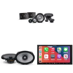 Alpine iLX-407 7-Inch Multimedia Receiver Apple Carplay and Android Auto w/ R2-S653 6.5" 3-Way Comp Set & R2-S69 Coaxial Bundle Alpine iLX-407 7-Inch Multimedia Receiver Apple Carplay and Android Auto w/ R2-S653 6.5" 3-Way Comp Set & R2-S69 Coaxial Bundle