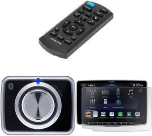 Alpine RUX-H02 Bass Knob, KAE-HF11DA Anti-Reflective Screen Protector & RUE-4360 Remote Bundle Alpine RUX-H02 Bass Knob, KAE-HF11DA Anti-Reflective Screen Protector & RUE-4360 Remote Bundle