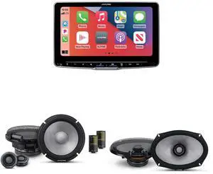 Alpine ILX-F509 Halo9 9" Multimedia Touchscreen Receiver w/ & 6.5" & 6x9" R2 Speaker Bundle - R2-S65C 2-Way Comp. Set & a Pair of R2-S69 Alpine ILX-F509 Halo9 9" Multimedia Touchscreen Receiver w/ & 6.5" & 6x9" R2 Speaker Bundle - R2-S65C 2-Way Comp. Set & a Pair of R2-S69
