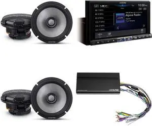 Alpine ILX-507 7-Inch Multimedia Receiver w/ (2) R2-S65 6.5" Coaxial Bundle w/ Power Pack Alpine ILX-507 7-Inch Multimedia Receiver w/ (2) R2-S65 6.5" Coaxial Bundle w/ Power Pack