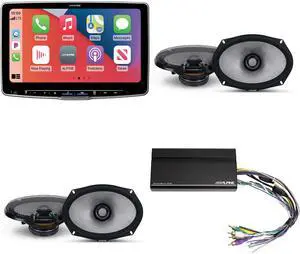 Alpine ILX-F511 Halo11 11" Multimedia Touchscreen Receiver w/ (2) R2-S69 6x9" Coax Bundle w/ Power Pack Alpine ILX-F511 Halo11 11" Multimedia Touchscreen Receiver w/ (2) R2-S69 6x9" Coax Bundle w/ Power Pack