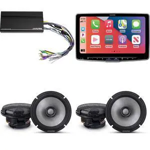 Alpine ILX-F511 Halo11 11" Multimedia Touchscreen Receiver w/ (2) R2-S65 6.5" Coaxial Bundle w/ Power Pack Alpine ILX-F511 Halo11 11" Multimedia Touchscreen Receiver w/ (2) R2-S65 6.5" Coaxial Bundle w/ Power Pack