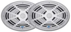 ATG Audio Marine 6X9" Coaxial Speakers, Pair, White, 130w - ATG69M ATG Audio Marine 6X9" Coaxial Speakers, Pair, White, 130w - ATG69M
