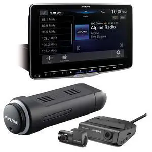 Alpine ILX-F511 Halo11 11" Multimedia Receiver with KTX-NS01 Nav Module and DVR-C320R Alpine Dash Camera Alpine ILX-F511 Halo11 11" Multimedia Receiver with KTX-NS01 Nav Module and DVR-C320R Alpine Dash Camera
