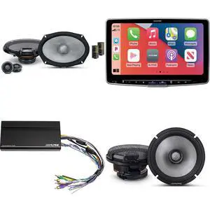 Alpine ILX-F511 Halo11 11" Multimedia Touchscreen Receiver w/ R2-S69C 6x9" Comp & R2-S65 6.5" Coaxial Bundle w/ Power Pack Alpine ILX-F511 Halo11 11" Multimedia Touchscreen Receiver w/ R2-S69C 6x9" Comp & R2-S65 6.5" Coaxial Bundle w/ Power Pack