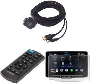 Alpine KCU-315UH USB / HDMI Extension Cable & KAE-HF9DA Anti-Reflective Screen Protector for iLX-F509, RUE-4360 Wireless Remote Bundle Alpine KCU-315UH USB / HDMI Extension Cable & KAE-HF9DA Anti-Reflective Screen Protector for iLX-F509, RUE-4360 Wireless Remote Bundle
