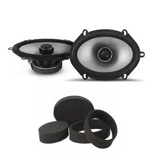 Alpine S2-S68 5x7" Type S Coax Speakers with Stinger RKFR5768 Roadkill Fast Rings 5x7" - 6x8" Alpine S2-S68 5x7" Type S Coax Speakers with Stinger RKFR5768 Roadkill Fast Rings 5x7" - 6x8"
