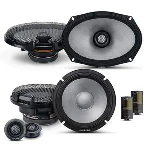 Alpine 6.5" & 6x9" R2 High-Resolution Speaker Bundle - A Pair of R2-S65C 2-Way Component Speakers & a Pair of R2-S69 6x9 Coaxial Speakers Alpine 6.5" & 6x9" R2 High-Resolution Speaker Bundle - A Pair of R2-S65C 2-Way Component Speakers & a Pair of R2-S69 6x9 Coaxial Speakers