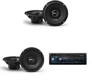 Alpine UTE-83BT w/ EL-E65-G Coaxial & DM-65-G 6.5" Speaker Set Alpine UTE-83BT w/ EL-E65-G Coaxial & DM-65-G 6.5" Speaker Set