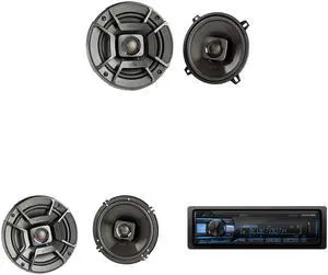Alpine UTE-63BT Single Din Source Unit w/ DB522 5.25" & DB652 6.5" Speaker Bundle Alpine UTE-63BT Single Din Source Unit w/ DB522 5.25" & DB652 6.5" Speaker Bundle