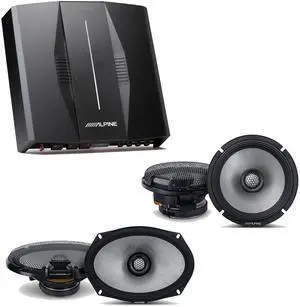 Alpine PXE-C80-88 OPTIM8 8-Channel Hi-Res Digital Sound Processor Amplifier w/ R2-S65 & R2-S69 Bundle Alpine PXE-C80-88 OPTIM8 8-Channel Hi-Res Digital Sound Processor Amplifier w/ R2-S65 & R2-S69 Bundle