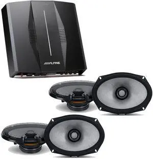 Alpine PXE-C80-88 OPTIM8 8-Channel Hi-Res Digital Sound Processor Amplifier w/ (2) R2-S69 Bundle Alpine PXE-C80-88 OPTIM8 8-Channel Hi-Res Digital Sound Processor Amplifier w/ (2) R2-S69 Bundle