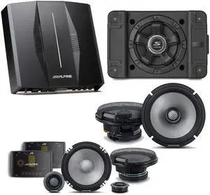 Alpine PXE-C80-88 OPTIM8 8-Channel Hi-Res Digital Sound Processor Amplifier w/ SS-SB10 Subwoofer, R2-S652 & R2-S65 Bundle Alpine PXE-C80-88 OPTIM8 8-Channel Hi-Res Digital Sound Processor Amplifier w/ SS-SB10 Subwoofer, R2-S652 & R2-S65 Bundle