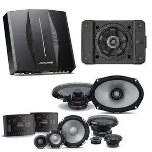 Alpine PXE-C80-88 OPTIM8 8-Channel Hi-Res Digital Sound Processor Amplifier w/ SS-SB12 Subwoofer, R2-S653 & R2-S69 Bundle Alpine PXE-C80-88 OPTIM8 8-Channel Hi-Res Digital Sound Processor Amplifier w/ SS-SB12 Subwoofer, R2-S653 & R2-S69 Bundle