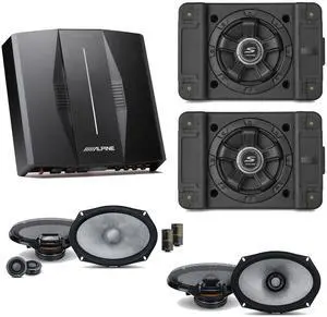 Alpine PXE-C80-88 OPTIM8 8-Channel Hi-Res Digital Sound Processor Amplifier w/ (2) SS-SB10 Subwoofer, R2-S69C & R2-S69 Bundle Alpine PXE-C80-88 OPTIM8 8-Channel Hi-Res Digital Sound Processor Amplifier w/ (2) SS-SB10 Subwoofer, R2-S69C & R2-S69 Bundle