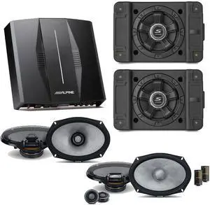 Alpine PXE-C80-88 OPTIM8 8-Channel Hi-Res Digital Sound Processor Amplifier w/ (2) SS-SB12 Subwoofer, R2-S69C & R2-S69 Bundle Alpine PXE-C80-88 OPTIM8 8-Channel Hi-Res Digital Sound Processor Amplifier w/ (2) SS-SB12 Subwoofer, R2-S69C & R2-S69 Bundle
