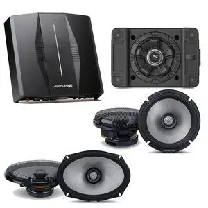 Alpine PXE-C80-88 OPTIM8 8-Channel Hi-Res Digital Sound Processor Amplifier w/ SS-SB12 Subwoofer, R2-S65 & R2-S69 Bundle Alpine PXE-C80-88 OPTIM8 8-Channel Hi-Res Digital Sound Processor Amplifier w/ SS-SB12 Subwoofer, R2-S65 & R2-S69 Bundle