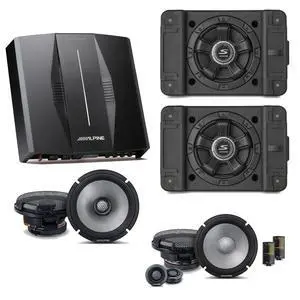 Alpine PXE-C80-88 OPTIM8 8-Channel Hi-Res Digital Sound Processor Amplifier w/ (2) SS-SB12 Subwoofer, R2-S65C & R2-S65 Bundle Alpine PXE-C80-88 OPTIM8 8-Channel Hi-Res Digital Sound Processor Amplifier w/ (2) SS-SB12 Subwoofer, R2-S65C & R2-S65 Bundle