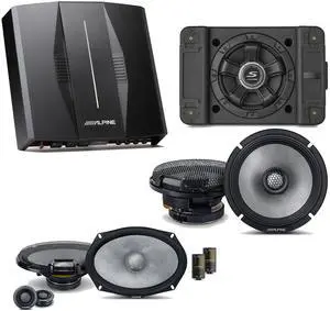 Alpine PXE-C80-88 OPTIM8 8-Channel Hi-Res Digital Sound Processor Amplifier w/ SS-SB12 Subwoofer, R2-S69C & R2-S65 Bundle Alpine PXE-C80-88 OPTIM8 8-Channel Hi-Res Digital Sound Processor Amplifier w/ SS-SB12 Subwoofer, R2-S69C & R2-S65 Bundle