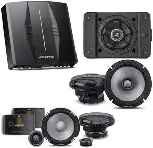 Alpine PXE-C80-88 OPTIM8 8-Channel Hi-Res Digital Sound Processor Amplifier w/ SS-SB12 Subwoofer, R2-S652 & R2-S65 Bundle Alpine PXE-C80-88 OPTIM8 8-Channel Hi-Res Digital Sound Processor Amplifier w/ SS-SB12 Subwoofer, R2-S652 & R2-S65 Bundle
