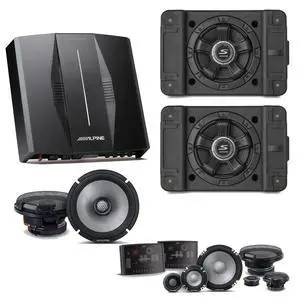 Alpine PXE-C80-88 OPTIM8 8-Channel Hi-Res Digital Sound Processor Amplifier w/ (2) SS-SB12 Subwoofer, R2-S653 & R2-S65 Bundle Alpine PXE-C80-88 OPTIM8 8-Channel Hi-Res Digital Sound Processor Amplifier w/ (2) SS-SB12 Subwoofer, R2-S653 & R2-S65 Bundle