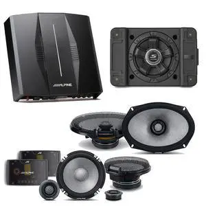 Alpine PXE-C80-88 OPTIM8 8-Channel Hi-Res Digital Sound Processor Amplifier w/ SS-SB12 Subwoofer, R2-S652 & R2-S69 Bundle Alpine PXE-C80-88 OPTIM8 8-Channel Hi-Res Digital Sound Processor Amplifier w/ SS-SB12 Subwoofer, R2-S652 & R2-S69 Bundle