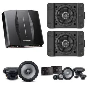Alpine PXE-C80-88 OPTIM8 8-Channel Hi-Res Digital Sound Processor Amplifier w/ (2) SS-SB10 Subwoofer, R2-S653 & R2-S65 Bundle Alpine PXE-C80-88 OPTIM8 8-Channel Hi-Res Digital Sound Processor Amplifier w/ (2) SS-SB10 Subwoofer, R2-S653 & R2-S65 Bundle