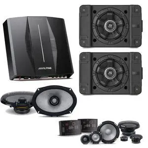 Alpine PXE-C80-88 OPTIM8 8-Channel Hi-Res Digital Sound Processor Amplifier w/ (2) SS-SB12 Subwoofer, R2-S653 & R2-S69 Bundle Alpine PXE-C80-88 OPTIM8 8-Channel Hi-Res Digital Sound Processor Amplifier w/ (2) SS-SB12 Subwoofer, R2-S653 & R2-S69 Bundle