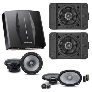Alpine PXE-C80-88 OPTIM8 8-Channel Hi-Res Digital Sound Processor Amplifier w/ (2) SS-SB12 Subwoofer, R2-S69C & R2-S65 Bundle Alpine PXE-C80-88 OPTIM8 8-Channel Hi-Res Digital Sound Processor Amplifier w/ (2) SS-SB12 Subwoofer, R2-S69C & R2-S65 Bundle