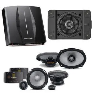 Alpine PXE-C80-88 OPTIM8 8-Channel Hi-Res Digital Sound Processor Amplifier w/ SS-SB10 Subwoofer, R2-S652 & R2-S69 Bundle Alpine PXE-C80-88 OPTIM8 8-Channel Hi-Res Digital Sound Processor Amplifier w/ SS-SB10 Subwoofer, R2-S652 & R2-S69 Bundle