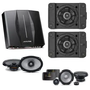 Alpine PXE-C80-88 OPTIM8 8-Channel Hi-Res Digital Sound Processor Amplifier w/ (2) SS-SB10 Subwoofer, R2-S652 & R2-S69 Bundle Alpine PXE-C80-88 OPTIM8 8-Channel Hi-Res Digital Sound Processor Amplifier w/ (2) SS-SB10 Subwoofer, R2-S652 & R2-S69 Bundle