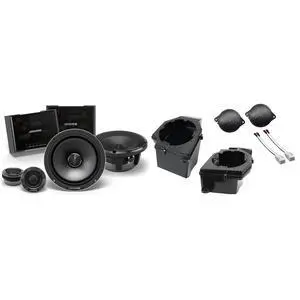 Alpine HDZ-65C 6.5" Status Component Speakers and Front 6.5" Speaker Pods with Tweeter Adaptors Compatible with Jeep JL (2018-2023) & JT (2020-2023) Alpine HDZ-65C 6.5" Status Component Speakers and Front 6.5" Speaker Pods with Tweeter Adaptors Compatible with Jeep JL (2018-2023) & JT (2020-2023)