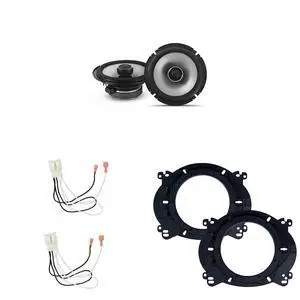 Alpine Speakers 6.5 inch for Ford F-150 2015-2024 Upgrade Kit - Pair of S2 Series with Adapters and Harness, Coaxial 6 1/2 Car Audio Rear Door Speaker S2-S65 Alpine Speakers 6.5 inch for Ford F-150 2015-2024 Upgrade Kit - Pair of S2 Series with Adapters and Harness, Coaxial 6 1/2 Car Audio Rear Door Speaker S2-S65
