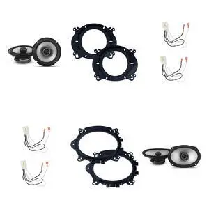 Alpine Speakers 6.5 & 6X9 inch for Ford F-150 2015-2024 Upgrade Kit - 2 Pairs of S2 Series with Adapters and Harness, Car Audio Front & Rear Door Speaker S2-S65, S2-S69 Alpine Speakers 6.5 & 6X9 inch for Ford F-150 2015-2024 Upgrade Kit - 2 Pairs of S2 Series with Adapters and Harness, Car Audio Front & Rear Door Speaker S2-S65, S2-S69