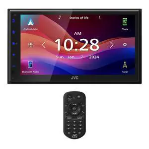 JVC KW-M590BT CarPlay Stereo + RM-RK259 Wireless Remote JVC KW-M590BT CarPlay Stereo + RM-RK259 Wireless Remote