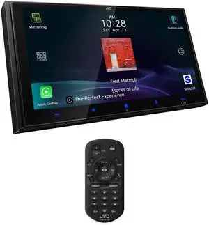 JVC KW-M795BW Wireless CarPlay Stereo + RM-RK259 Remote JVC KW-M795BW Wireless CarPlay Stereo + RM-RK259 Remote