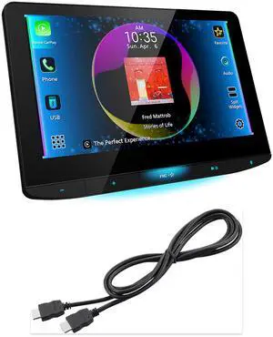 JVC KW-Z1001W 10.1in CarPlay Stereo + HDMI Extension Cable JVC KW-Z1001W 10.1in CarPlay Stereo + HDMI Extension Cable