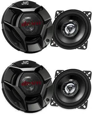 JVC CS-DR421 4in 4-Speaker Car Audio Bundle JVC CS-DR421 4in 4-Speaker Car Audio Bundle