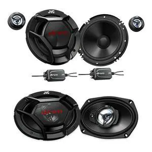 JVC 6.5in Component + 6x9 3-Way Speaker Upgrade Bundle JVC 6.5in Component + 6x9 3-Way Speaker Upgrade Bundle